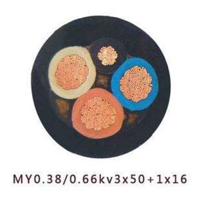 移动橡套软电缆MY-3*50+1*16价格